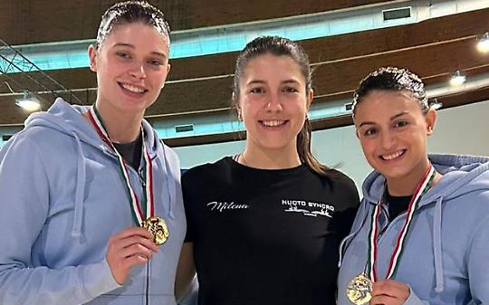 Lucia Manavello e Ilaria Toffanin con Milena Toffanin