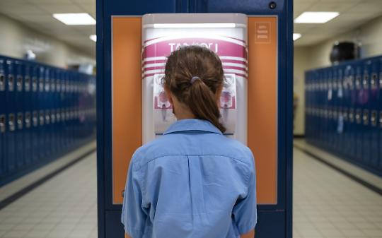 Collegno, dispenser gratuiti di assorbenti