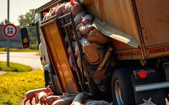 Tragedia sulla SR20: si ribalta tir, muoiono 28 maialini