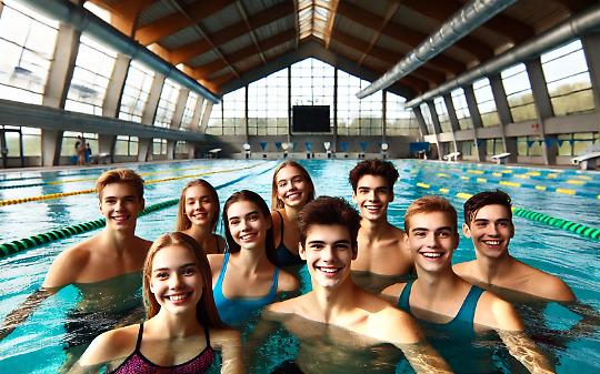 Piscina Allende: il Team63 festeggia quarant'anni di attività