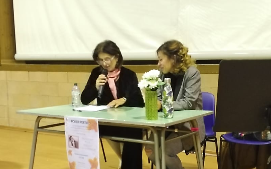 Johanna Finocchiaro alla presentazione a Sparone