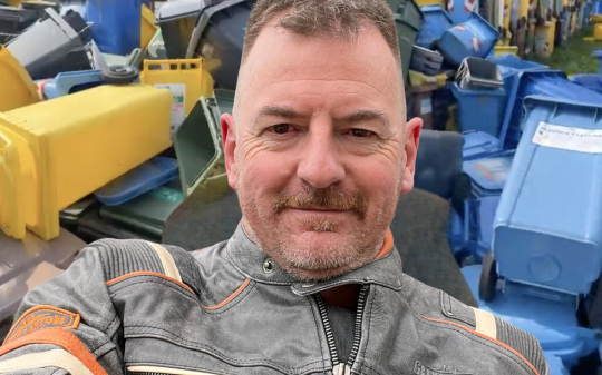 L'ex sindaco di Vistrorio, Federico Steffenina