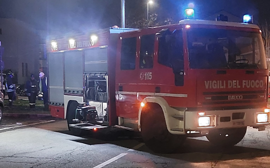 Vigili del fuoco al lavoro