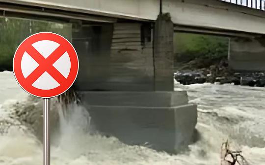 Il ponte sulla SP724 