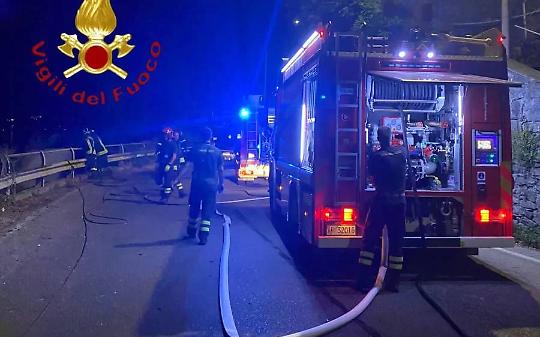 Busano, perde il controllo e si schianta sulla Sp13: grave un uomo