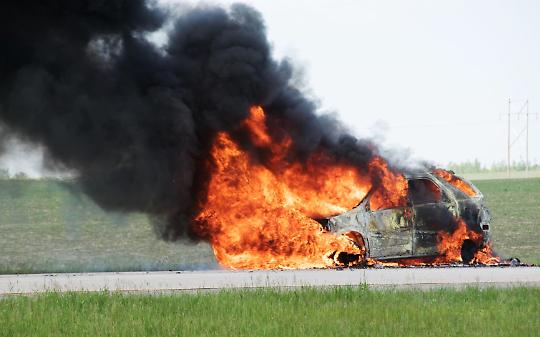 Tampona un camion