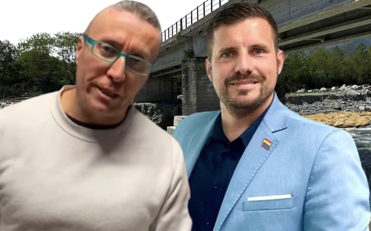 I consiglieri comunali Bianco (Mathi) e Cattelino (Balangero)