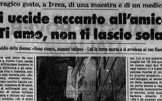 L'amore è suicidio.