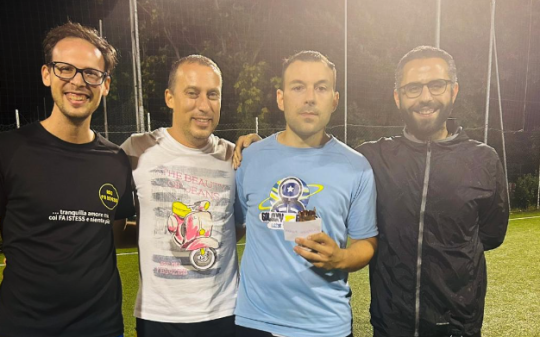 Luca Raviglione premiato come miglior giocatore