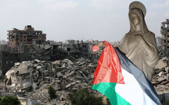 La Madonna del Canavese prega per i bambini della Palestina