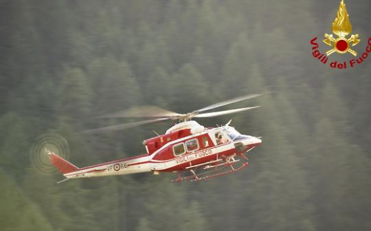 Papà e figlia bloccati sulla ferrata della Ruceia: salvati dal "Drago"