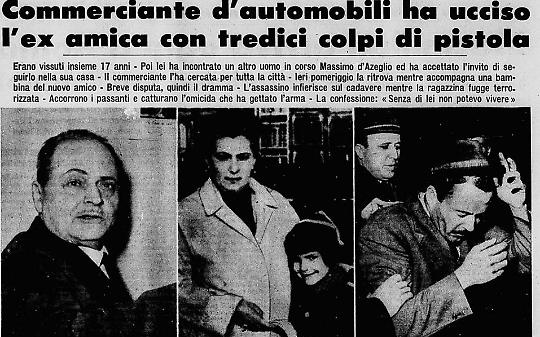 Quando finisce l'amore e inizia la tragedia.