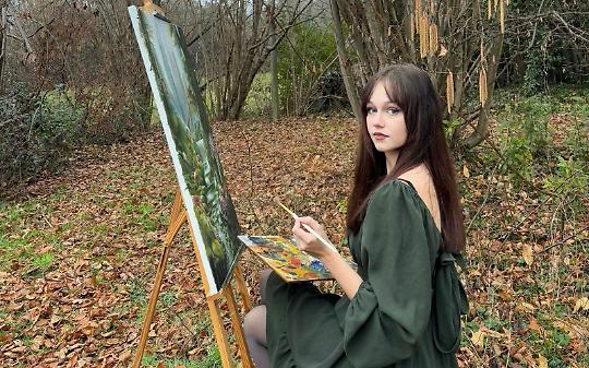 La pittrice canavesana 