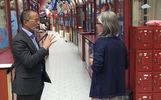 L'assessore Vignale in visita nelle scuole del Canavese