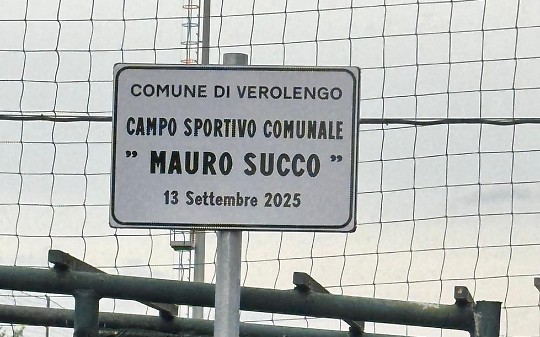 Verolengo abbraccia Mauro Suppo: il Comunale porterà per sempre il suo nome