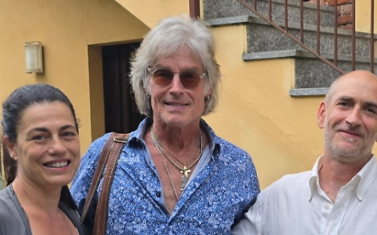 Dopo Caluso, Ronn Moss scopre il fascino di Candia Canavese