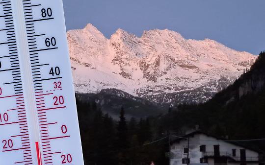 Neve precoce a Ceresole Reale