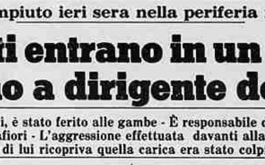 Accadde oggi - Le storie dimenticate della violenza quotidiana della Torino negli anni di piombo.
