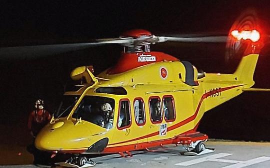 Elisoccorso (foto di repertorio)