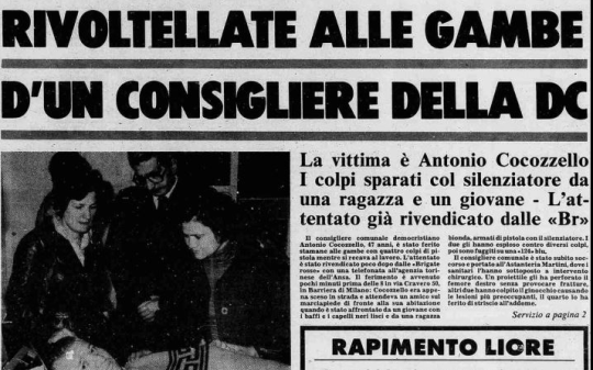 Accadde oggi - Le storie dimenticate della violenza quotidiana della Torino negli anni di piombo.