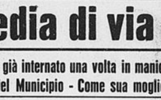 Via Fossata, la tomba dell'amore.