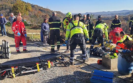 Travolto dalla motozappa: pensionato grave al CTO di Torino