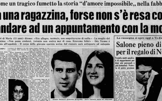 Duplice suicidio riuscito a metà: l’amore proibito di Antonio e Maria Donata finito nel cianuro