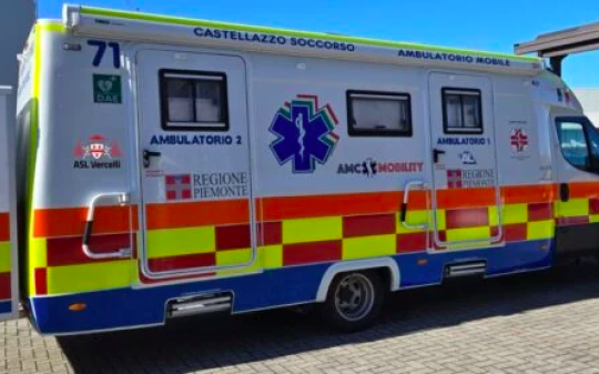 Il camper promosso dall'Asl  di Vercelli