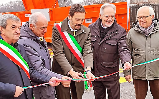San Benigno inaugura il nuovo centro di raccolta consortile