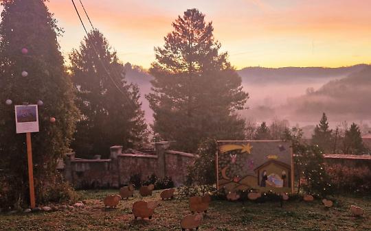 Il Belvedere di Casimiro all'alba