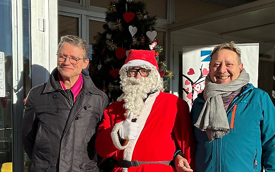 Babbi Natale in moto, ieri Lanzo ha scelto la solidariet&agrave;