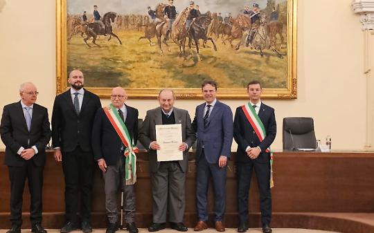 Il capogruppo degli Aplini di Sciolze diventa Cavaliere della Repubblica