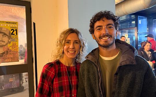 Francesco Pecco Bagnaia e Alessandra Sgura di Prisma Laboratorio Artistico