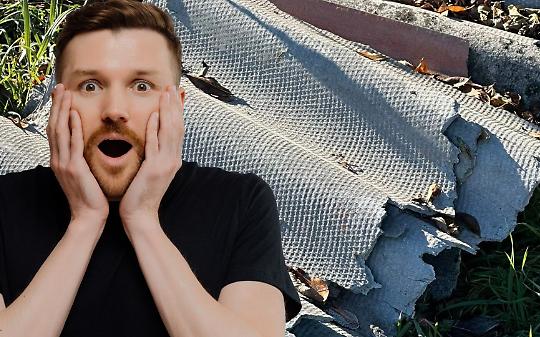 Eternit gettato come spazzatura