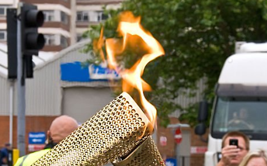 La Fiaccola Olimpica illumina Venaria Reale