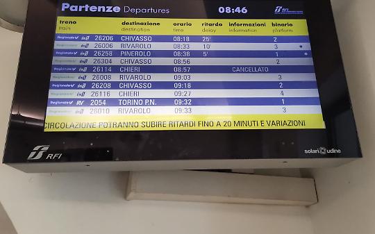 Guasto a Torino Stura 