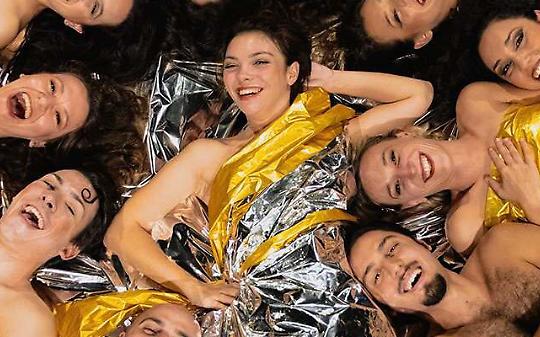 Gli attori dello spettacolo Whiskey & Soubrette