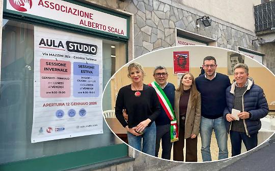 Gassino Torinese scommette sullo studio e sui giovani: inaugurata l&rsquo;aula di via Mazzini