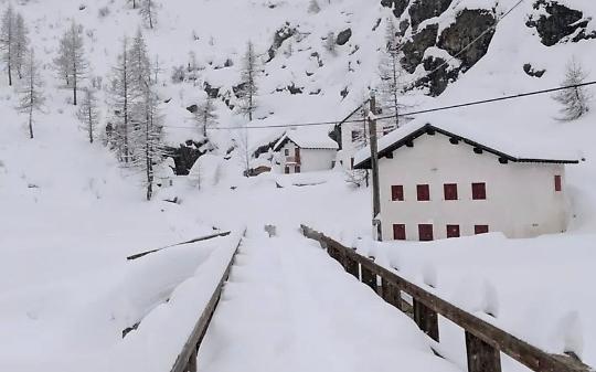 L'inverno torna sulle Alpi piemontesi