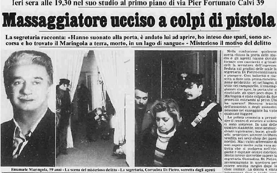 Due colpi alle spalle in un centro massaggi: il delitto di via Calvi, tra sesso registrato, ricatti e bugie