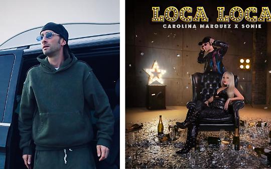 Simone Governali, in arte Sonik, e Carolina Marquez con cui ha lavorato al singolo "Loca Loca"