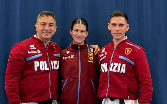 Servetto Thea agli Europei di karate: a 15 anni la torinese delle Fiamme Oro vola a Limassol con l&rsquo;Italia