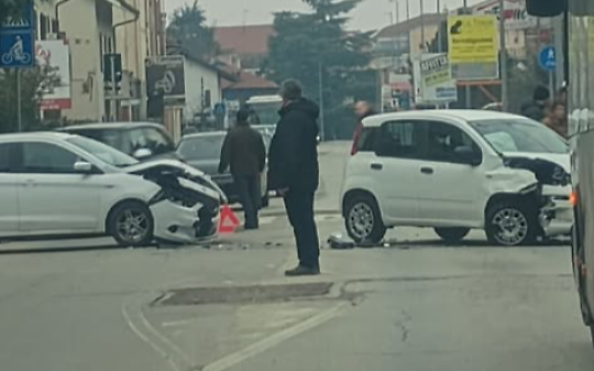 L'incidente in una foto diffusa sui social