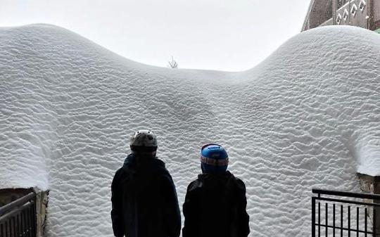 Piemonte sotto metri di neve
