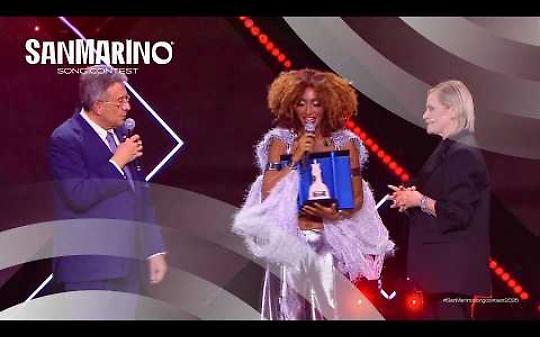 Simona Ventura incorona Senhit: &egrave; lei la vincitrice del San Marino Song Contest 2026