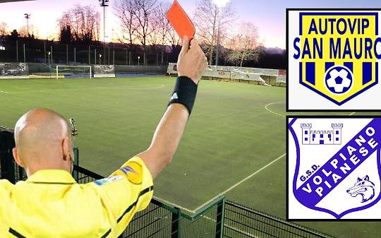 Tensione sugli spalti durante San Mauro&ndash;Volpiano: partita sospesa, un dirigente ferito