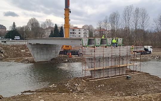 Nuovo ponte sul Ceronda, a Venaria entrano nel vivo i lavori