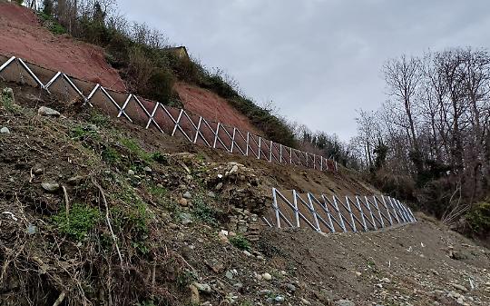 Frana sul Colle del Lys