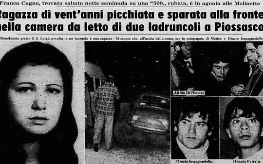 Franca Cugno. Amore, sangue e piombo.