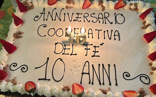 La torta celebrativa firmata dalla pasticceria DolciAmo